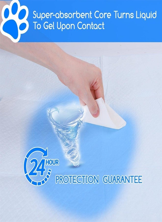 تنكل فوط تدريب الحيوانات الأليفة من تينكل بيتسينشالز للكلاب والقطط، فوط فائقة الامتصاص للاستخدام مرة واحدة، فوط مقاومة للماء، فوط تدريب كبيرة للحيوانات الأليفة، مزيل للروائح، أزرق، 60×60 سم، 20 فوطة - Image 3